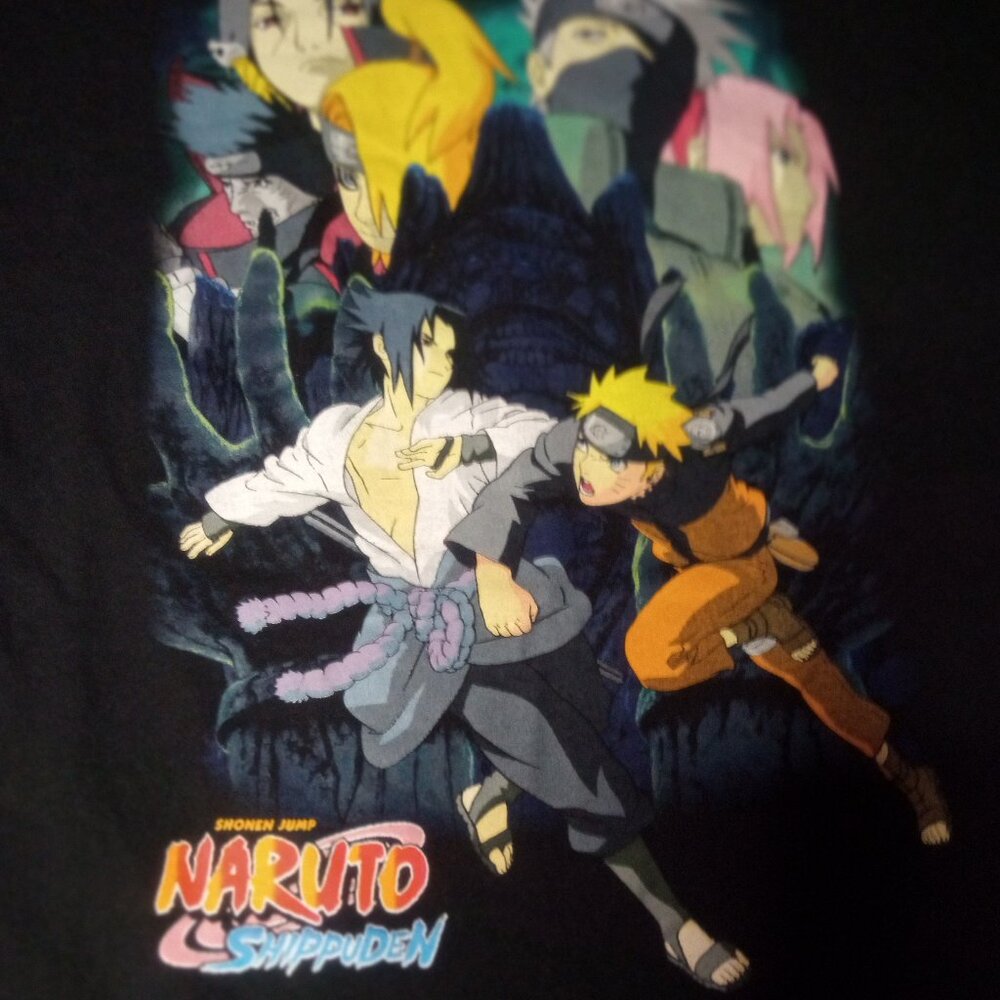 Shonen Jump - Naruto Shuppuden Size 2XL Black Tee